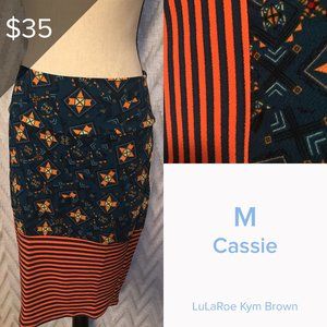 Lularoe Cassie Skirt Geometric Design